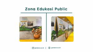 Zona edukasi public tentang tambang tembaga pertama di Indonesia